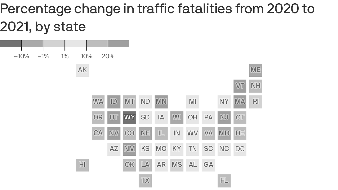 U.S. traffic deaths hit highest level in 16 years