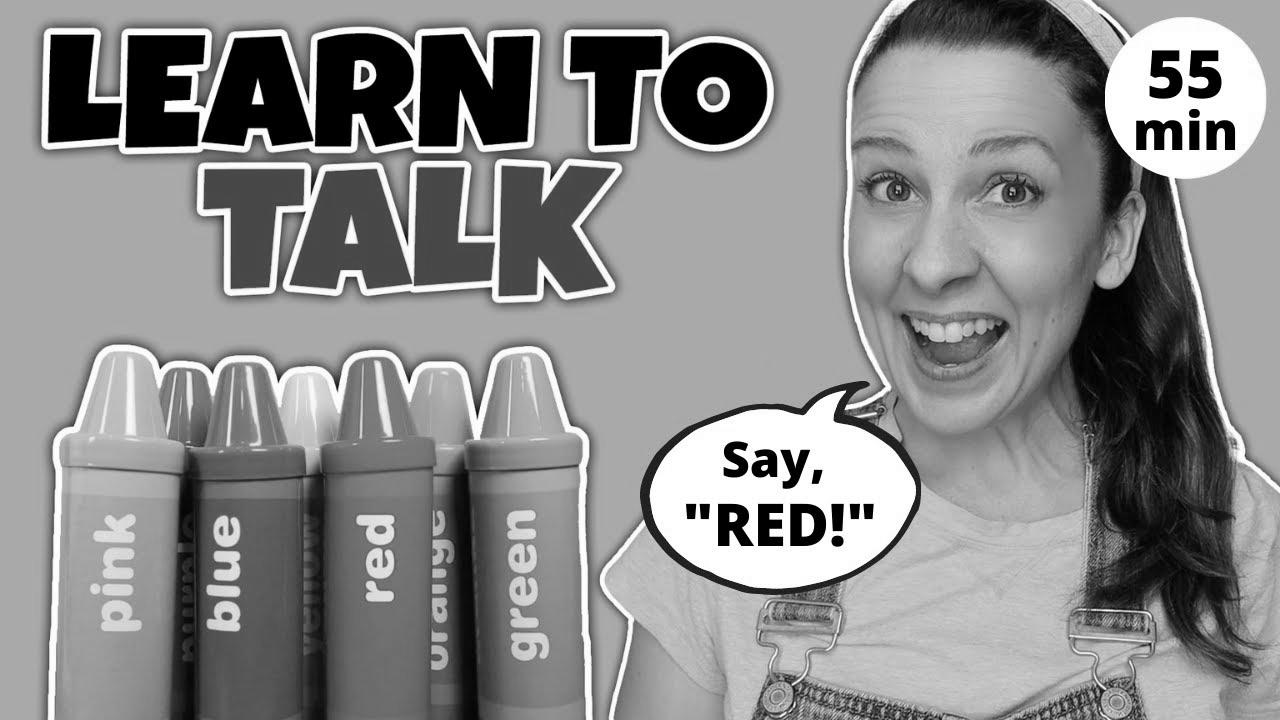 Be taught To Talk – Toddler Studying Video – Study Colors with Crayon Surprises – Speech Delay – Child