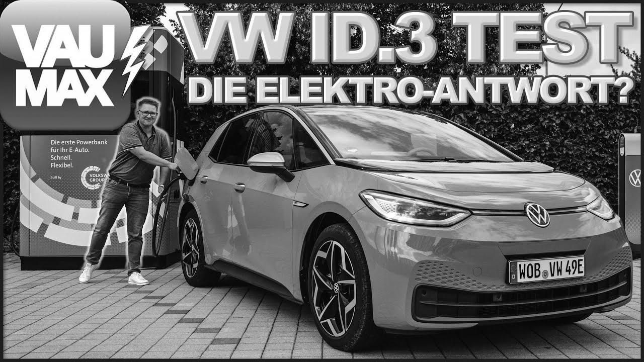 VW ID.3 – The electrical reply?  Driving report, technology & capabilities in test |  VAUMAXtv