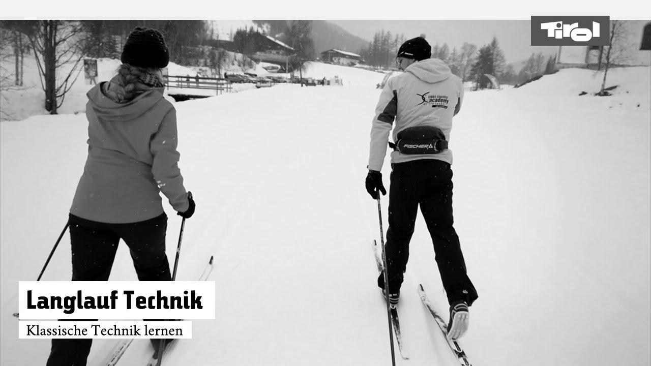 Cross-country skiing technique – be taught cross-country skiing in the traditional manner