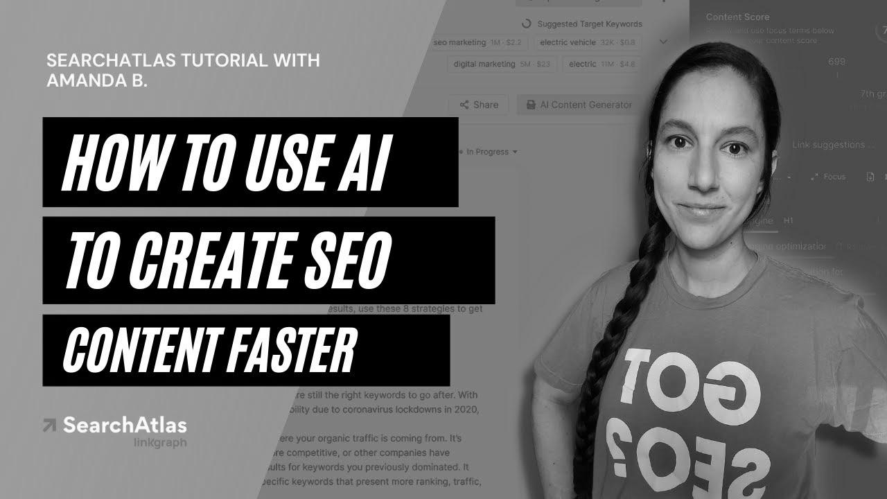 Methods to Use AI to Create SEO Content Faster |  Search Atlas Tutorial