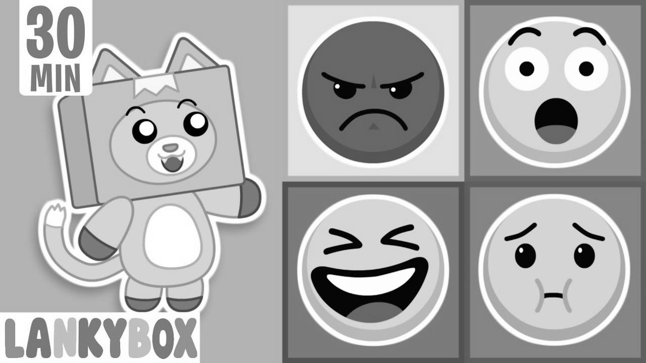 Learn Emotions with LankyBox – Humorous Emoji Stories for Youngsters |  LankyBox Channel Children Cartoon