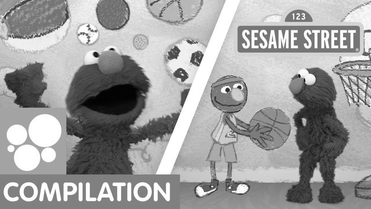 Sesame Avenue: Study to Play Sports with Elmo |  Elmo’s World Compilation