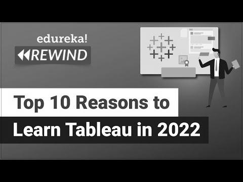 High 10 Causes to Learn Tableau in 2022 |  Tableau Certification |  tableau |  Edureka Rewind – 6