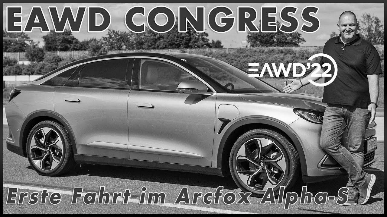 2022 Magna EAWD Congress & check drive in the Arcfox Alpha-s |  Test Technik Allrad E-Auto Evaluation German