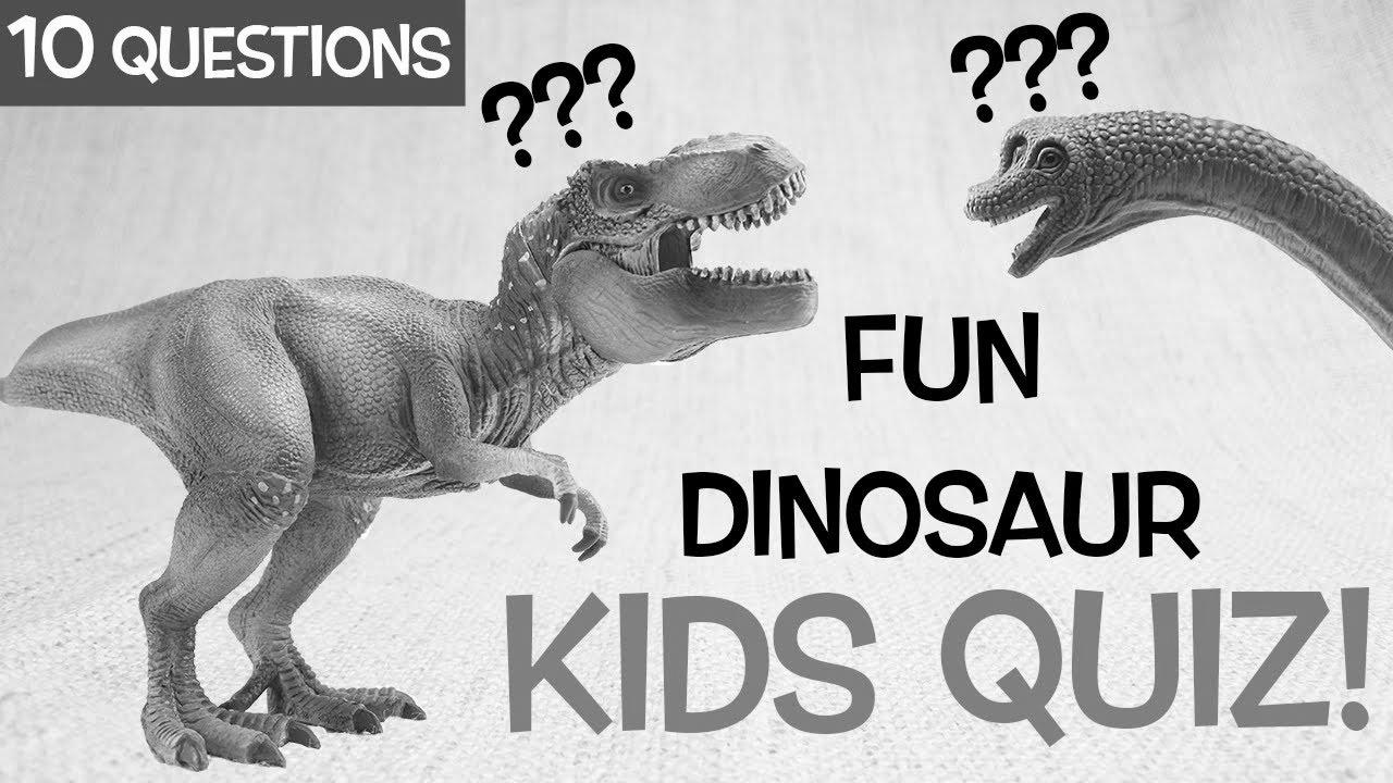 DINOSAUR QUIZ!  |  10 Questions – Study About Dinosaurs |  Fun & Academic |  Dinosaurs For Kids