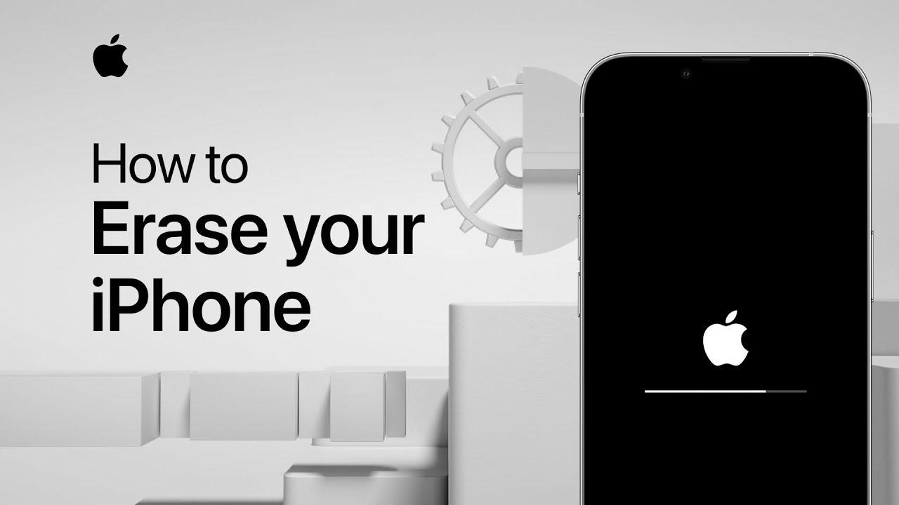 Find out how to erase your iPhone |  Apple support