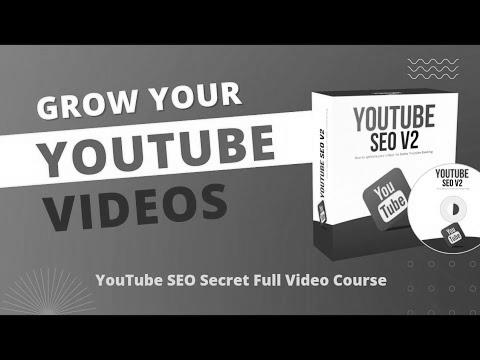 Become profitable online with the assistance of YouTube search engine marketing Secrets and techniques |  100% free full video course |  YouTube web optimization