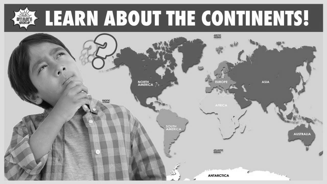 Learn Seven Continents of the World for kids with Ryan’s World!